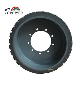 Pneus de borracha sólida 22x7x17 3/4 para Genie plataforma aérea elevadores de tesoura 94908 94909 36553 56454 Z30 Z34 - Product Image 1