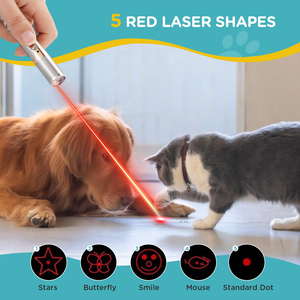 NEW USB Charging 3 in 1 Switchable Pattern of Laser Teaser <b>Cat</b> Stick <b>Toy</b> - Product Image 5