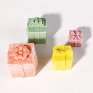 TangChu Square Christmas Gift Box Shape Aromatherapy Candle & Soap DIY Party Gift Essential Oil Silicone Mold - Product Image 4