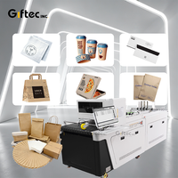 Imprimante numérique à jet d'encre Giftec haute vitesse pour boîtes en carton ondulé, machine d'impression d'emballages numériques, imprimante à passage unique