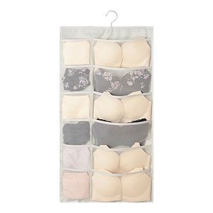 En Oferta: Bolsas de Almacenamiento de Doble Cara para Armario, Bolsa Colgante para Ropa Interior, Bolsa Organizadora de Calcetines para Dormitorio, Bolsa de Pared para Ropa - Product Image 1