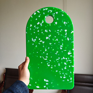 Hiện đại tùy chỉnh nhà bếp Non-Slip HDPE cắt Board đầy màu sắc nhựa tự nhiên <span class=keywords><strong>PE</strong></span> cắt khối - Product Image 2