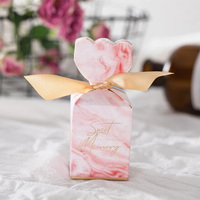 Boîtes d'emballage en papier cadeau vides avec ruban, impression personnalisée, boîte à bonbons souvenir de mariage