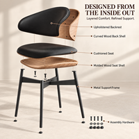 Chaises de luxe pour salle à manger, chaises en métal pour salle à manger, table à manger avec chaises classiques