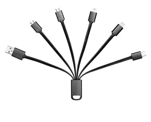 6 In 1 Data Cable Mobile Phone Multi-Function Charging Cable Gift Multi-Interface Data Cable