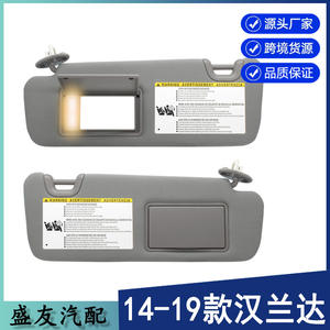 Pare-soleil pour Toyota Highlander 2014-2019, gris, rétractable, accessoire de toit intérieur de voiture, lot de deux - Product Image 2