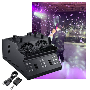 1500W Điện Sương Mù Bong Bóng Máy 18 LED RGB Ánh Sáng Sân Khấu Điều Khiển Từ Xa Dmx512 DJ Halloween Party Wedding Hiệu ứng Sân Khấu Thiết Bị - Product Image 2