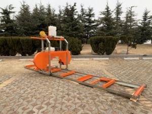 <strong>Mini</strong> Gasoline Wood Cutting Machine <strong>Band</strong> <strong>Saw</strong> Lumber Mill Portable Sawmill - Product Image 3