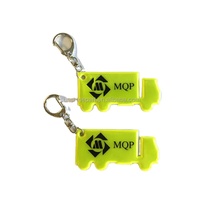 Pendentif clé réfléchissante d'usine BSCI cadeau promotionnel petit cadeau