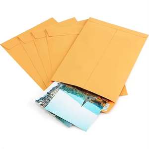 Enveloppes jaunes Manila en gros d'usine, format <span class=keywords><strong>A4</strong></span>, paquet de 50, enveloppes kraft 80g <span class=keywords><strong>pour</strong></span> documents et lettres - Product Image 3