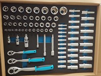 Juego de Herramientas de Reparación de Automóviles CR-V de 273 Piezas en Bandejas de Espuma EVA para Taller Profesional y Garaje