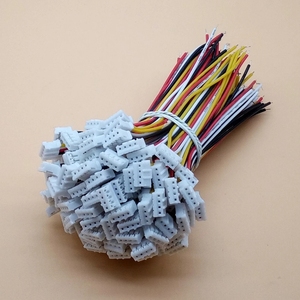 Micro JST Mini PH 2.0毫米2/3/4/5/6/7/8/9/10/12引脚连接器插头，带电线电缆100毫米26AWG - Product Image 1