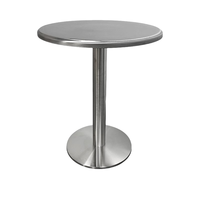 Tables en Acier Inoxydable de Style Industriel pour Cafés, Salons de Thé, Snack-Bars Tendance et Pâtisseries