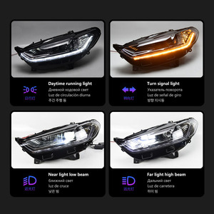 Faro a LED Premium XUNBAI 12V 25W con proiettore per Mondeo Fusion 2014-2015, DRL e indicatore di direzione, Plug & Play, Aggiornamento <span class=keywords><strong>Auto</strong></span> - Product Image 4