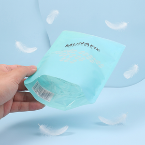 Resealable Stand up Pouch Underwear Packaging Resealable Zipper Mylar <b>Bag</b> Tear Notch Matte Spot UV Luxury <b>Zip</b> <b>Bag</b> OEM ODM - Product Image 2