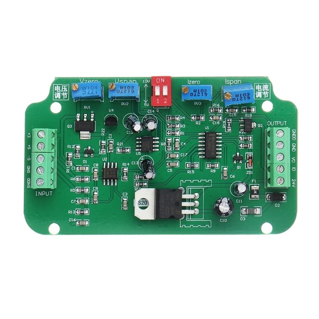 Lonten NEW DC 12V to 24V 4-20MA Load Cell Sensor Amplifier Weighing Transmitter Voltage Current Converter Module