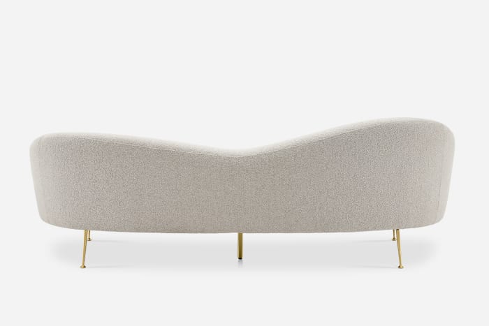 Modern style indoor furniture sofa metal hotel furniture new high-end living room sofa