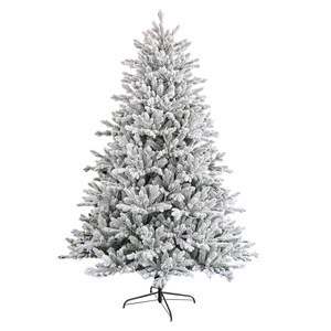 High Quality 240cm-300cm Green Leaves Artificial PVC PE Christmas <b>Tree</b> with Flocked Snow Standing Base LED Christmas <b>Tree</b> - Product Image 2