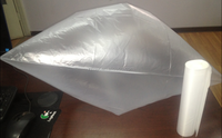Machine automatique de fabrication de sacs poubelles en plastique à fond scellé et pliable HSLJ-1200AR