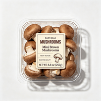 Étiquettes d'emballage pour champignons Haoxuan, autocollantes, imprimées, imperméables, pour la marquage des produits frais
