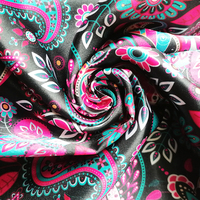 Tissu en polyester imprimé cachemire rétro coloré avec doublure en satin pour veste de costume et chapeau (tissu d'entoilage) - Vente en gros