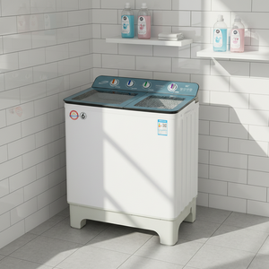 <span class=keywords><strong>เครื่อง</strong></span><span class=keywords><strong>ซัก</strong></span><span class=keywords><strong>ผ้า</strong></span>แบบถังคู่ 18.8 กก. ความจุขนาดใหญ่ สำหรับใช้ในครัวเรือน พร้อมฝาบนกระจกนิรภัย - Product Image 5