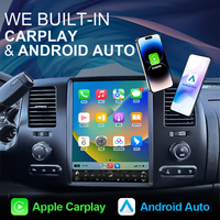 Navihua untuk Head Unit Android Vertikal untuk GMC Sierra Chevrolet Silverado 2007-2013 Sistem Navigasi Layar Sentuh Stereo Mobil BT