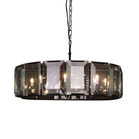 Lustre en verre vintage personnalisé par un designer, luminaire suspendu pour la maison, les villas, les intérieurs, décoration lumineuse