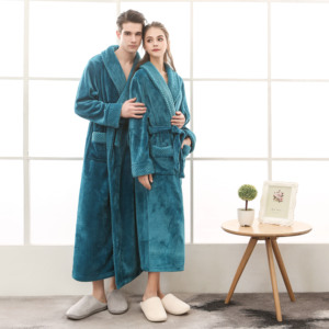 Vente en gros <span class=keywords><strong>de</strong></span> peignoirs en flanelle polychrome personnalisés pour femmes, draps <span class=keywords><strong>de</strong></span> serviettes <span class=keywords><strong>de</strong></span> <span class=keywords><strong>bain</strong></span> <span class=keywords><strong>de</strong></span> luxe - Product Image 3