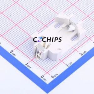 BS-06-B4AK008 Button & Strip Battery Connector SMD Connector Battery Holder CR2032 Phosphor Bronze Tin - Product Image 1