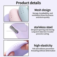 Étui de retenue en Silicone mince étui pour prothèse dentaire scellé accolades boîte protège-dents conteneur porte-fausses dents fournitures d'hygiène buccale