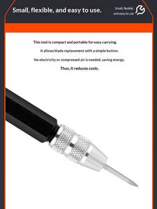 Râpe à débavurer <span class=keywords><strong>triangulaire</strong></span> réglable Trimmer Bayonet SC1300 DB5010 BT8001 BT1200 - Product Image 3