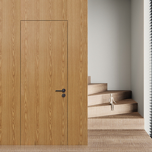 Puerta Moderna <span class=keywords><strong>de</strong></span> Madera con Revestimiento <span class=keywords><strong>de</strong></span> Melamina, Aislamiento Acústico, para Uso Interior en Sala <span class=keywords><strong>de</strong></span> Estar u Hotel - Product Image 5