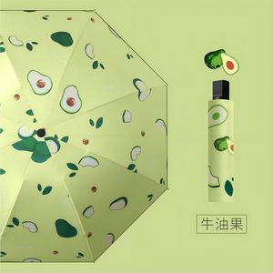 Wholesale Fruit Pattern Folding <b>Children's</b> <b>Child</b> Kid Student Durable Manual Female Anti-Ultraviolet Rain Umbrella - Product Image 5