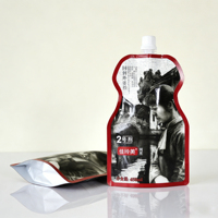 Sachets Mylar personnalisés en plastique et aluminium de 450 ml en gros, pochettes souples Mylar avec bec verseur pour emballage de teinture capillaire