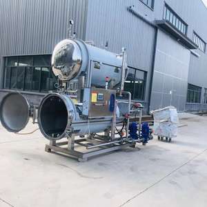 Autoclave Comercial Profissional de Alta Pressão em Aço Inoxidável para Esterilização de Alimentos, Certificado CE, Controlada por PLC, Alta Performance Laboratorial - Product Image 3