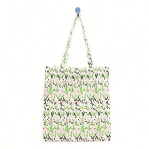 Custom Canvas <b>Bag</b> Printing Logo Fashion Shopping Advertisement Full Cotton <b>Bag</b> Single Shoulder Canvas <b>Bag</b> Custom Size - Product Image 5