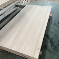 Furniture Grade 4*8ft Paulownia Wood Panels Natural Solid Wood Boards Paulownia Lumber for Kitchen Cabinet