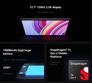 <span class=keywords><strong>Redmi</strong></span> xiaomi <span class=keywords><strong>Pad</strong></span> Pro <span class=keywords><strong>5G</strong></span> Smart Android <span class=keywords><strong>Tablet</strong></span> PC 128GB/256GB - Product Image 2