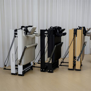 Magnifique reformer de <span class=keywords><strong>Pilates</strong></span> pliable en contreplaqué, personnalisation personnalisée, réglable, portable et durable - Product Image 2
