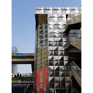 Keenhai trang trí xây dựng mặt tiền thiết kế công nghiệp phong cách nhôm hệ thống bảng điều khiển cho cong bức tường rèm - Product Image 2