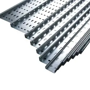 hot sale heavy duty Powder Coated aluminum hanging electrical cable trays for cable protection