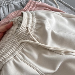 Shorts <span class=keywords><strong>de</strong></span> <span class=keywords><strong>sport</strong></span> décontractés personnalisés <span class=keywords><strong>en</strong></span> <span class=keywords><strong>coton</strong></span> pour femmes et jeunes filles – Idéal pour la course, la gym et l'entraînement estival - Product Image 3