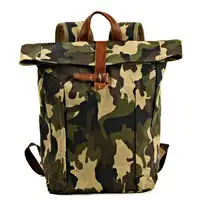 V426 mochila de lona camuflada masculina, mala militar, kit de sobrevivência