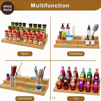 Boîtes de rangement pour bureau et tiroirs, 8 boîtes de rangement en bambou pour tiroirs de bureau et organiseurs en bois pour papeterie et cosmétiques