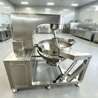 Marmite de cuisson industrielle automatique à agitation planétaire pour la transformation alimentaire, sauces, confitures et pâtes