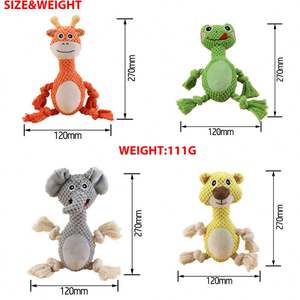 Üretici toptan yumuşak sevimli hayvanlar interaktif gıcırtılı <span class=keywords><strong>pet</strong></span> köpek oyuncağı peluş oyuncaklar <span class=keywords><strong>pet</strong></span> çiğnemek köpek oyuncaklar - Product Image 2