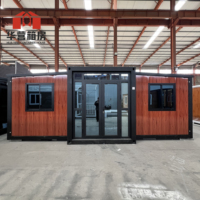 Casa Contenedor Expandible de Acero con Paneles Sándwich de 20 pies y 40 pies con 3 Dormitorios para Hoteles y Edificios de Oficinas