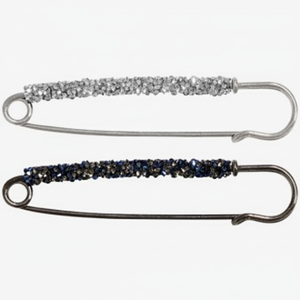 Spille alla moda con punta scintillante accessorio elegante e lucido per abbigliamento o accessori - Product Image 1