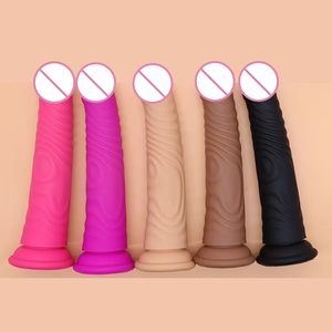 Mulheres Super Macio Arco-íris Cogumelo Cabeça Masturbador Colorido Falo Silicone Líquido Simulação Dildo Leste Fetiche Vibradores - Product Image 5